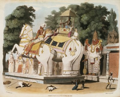Les indigènes rendent hommage à leur souverain, gravé par Thomas Medland (1755-1823) 1803 - Charles Emilius Gold