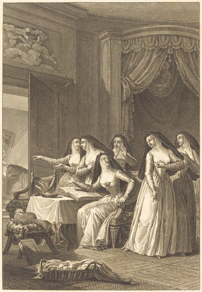 Soeur Jeanne - Charles Emmanuel Patas after Charles Monnet
