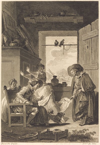 Belphégor - Charles Emmanuel Patas and Antoine Jean Duclos after Jean Honoré Fragonard