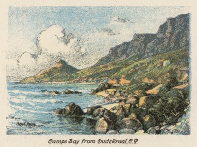 Afrique du Sud : Camps Bay depuis Oudekraal, CP - Charles Ernest Peers
