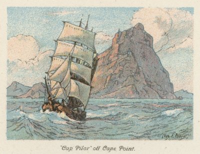 Afrique du Sud : "Cap Pilar" au large du Cap de Bonne-Espérance - Charles Ernest Peers