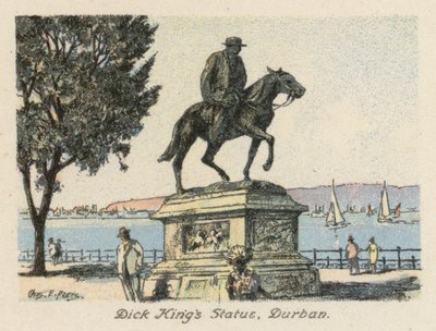 Afrique du Sud : Statue de Dick King, Durban - Charles Ernest Peers