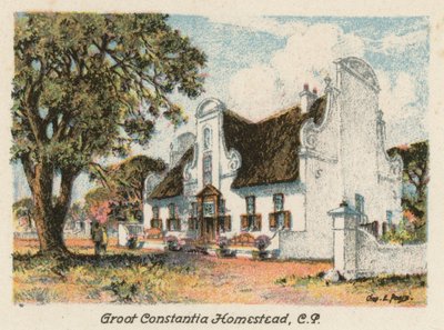 Afrique du Sud : Domaine de Groot Constantia, CP - Charles Ernest Peers