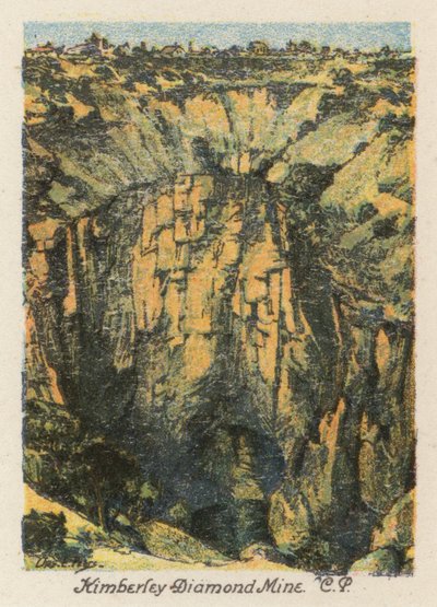 Afrique du Sud : Mine de diamants de Kimberley, CP - Charles Ernest Peers