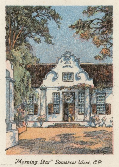 Afrique du Sud : "Étoile du matin," Somerset West, CP - Charles Ernest Peers