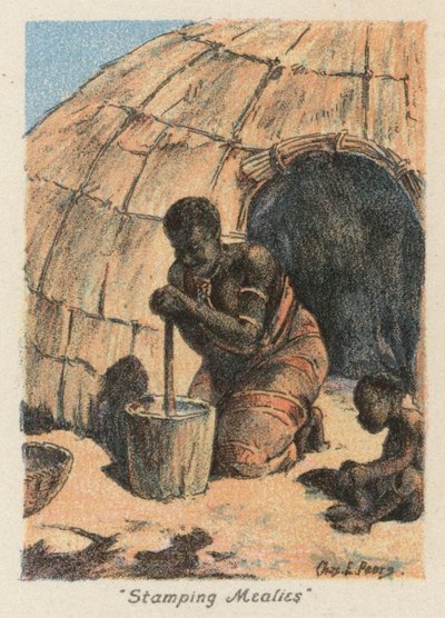 Afrique du Sud: "Stamping Mealies" - Charles Ernest Peers