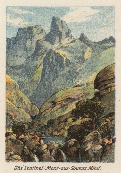 Afrique du Sud : Le "Sentinel," Mont-aux-Sources, Natal - Charles Ernest Peers