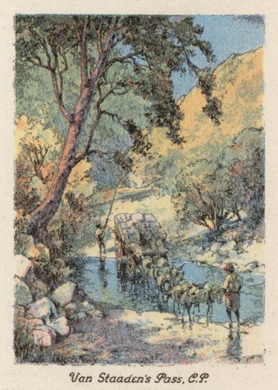 Afrique du Sud : Le col de Van Staaden, CP - Charles Ernest Peers