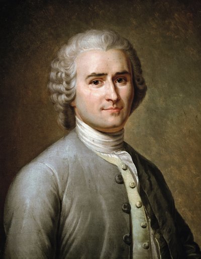 Portrait de Jean-Jacques Rousseau, philosophe suisse - Charles Escot