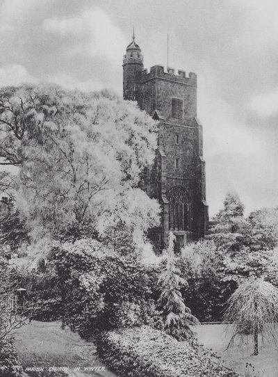 Sevenoaks : Église paroissiale en hiver - Charles Essenhigh Corke
