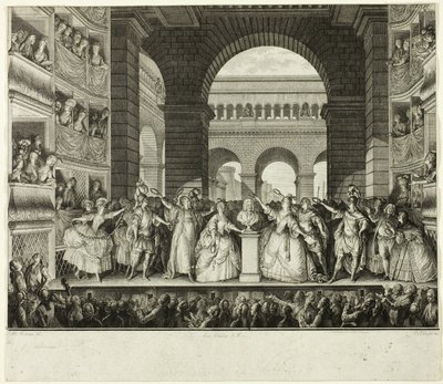 Couronnement de Voltaire - Charles Etienne Gaucher