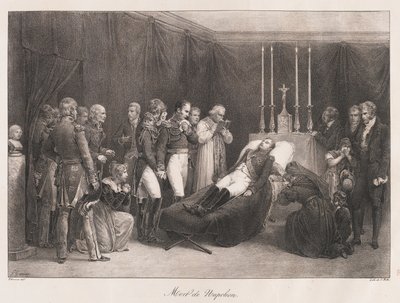 Mort de Napoléon, début du XIXe siècle - Charles Etienne Pierre Motte
