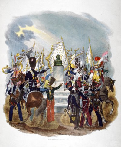 Différents uniformes et régiments de l