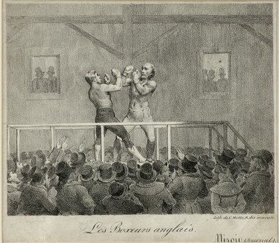 Boxeurs anglais - Charles Etienne Pierre Motte