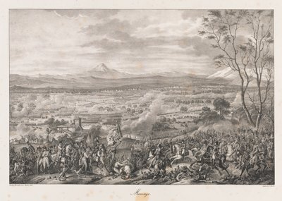 Maringo, début du 19ème siècle (lithographie) - Charles Etienne Pierre Motte