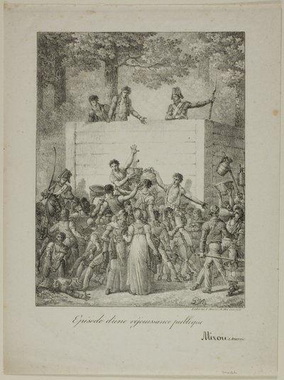 Réjouissances publiques - Charles Etienne Pierre Motte