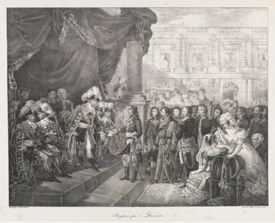 Réception par le Directoire, début du 19ème siècle - Charles Etienne Pierre Motte