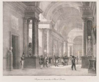 Réception des savants, début du 19e siècle - Charles Etienne Pierre Motte