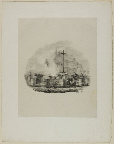 Scène dramatique inconnue - Charles Etienne Pierre Motte