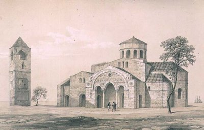 Vue sud-est de Sainte-Sophie, Trébizonde, pub. par Day & Son - Charles Felix Marie (after) Texier