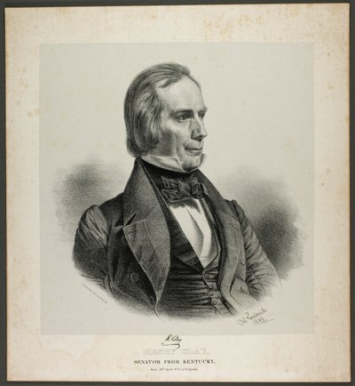 Henry Clay, sénateur du Kentucky - Charles Fenderich