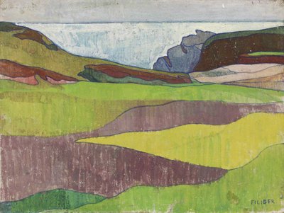 Paysage rocheux, Le Pouldu, vers 1891 - Charles Filiger