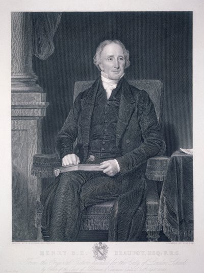 Henry Benjamin Hanbury Beaufoy, vers 1848 - Charles Fox
