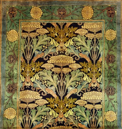 Un tapis de Donegal avec un motif floral, c.1903 - Charles Francis Annesley Voysey