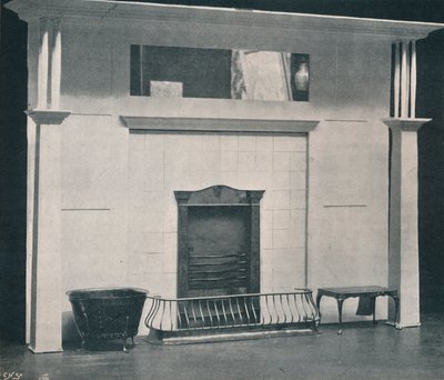 Cheminée, vers 1895, 1897 - Charles Francis Annesley Voysey