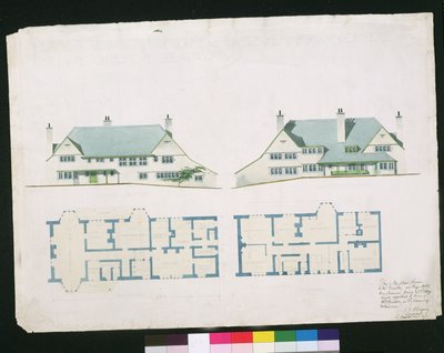 Maison à construire à Gartmel Fell Gillhead, Windermere pour J.W. Buckley Esquire, 1899 - Charles Francis Annesley Voysey