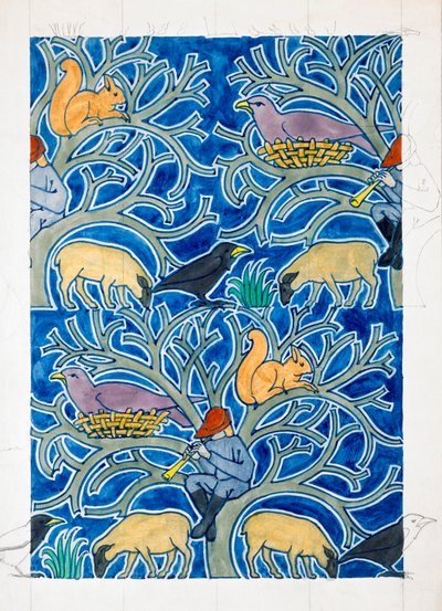 Le joueur de flûte des animaux, c. 1870-1941 - Charles Francis Annesley Voysey