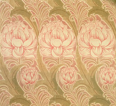 Papier peint conçu par Voysey, victorien - Charles Francis Annesley Voysey