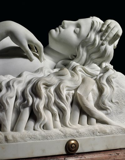 Figure grandeur nature de Rhodopis sur socle, 1862 - Charles Francis Fuller