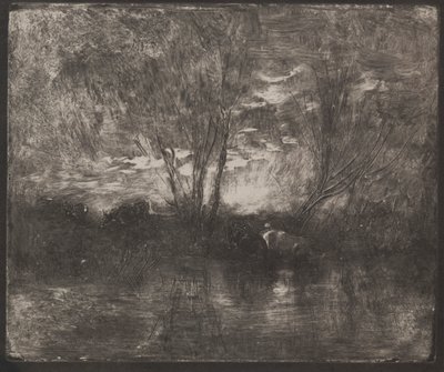 Vaches à un abreuvoir - Charles Francois Daubigny