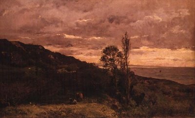 Paysage près de Villerville - Charles Francois Daubigny