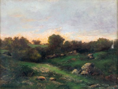 Paysage à Barbizon, première moitié du 19ème siècle - Charles Francois Daubigny