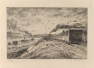 Le Départ Le Retour, de Le Voyage en bateau - Charles Francois Daubigny