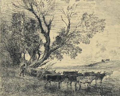 Le Gué - Charles Francois Daubigny