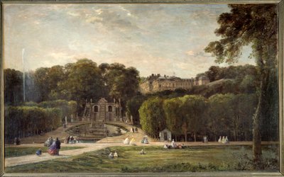 Le parc de Saint-Cloud Peinture par Charles François Daubigny (1817-1878) 1865 Dim. 1,24x2,01m. Châlons-sur-Marne, musée municipal - Charles Francois Daubigny