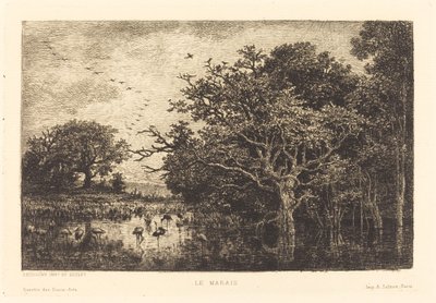 Le Marais - Charles Francois Daubigny