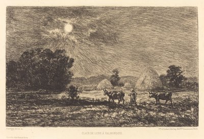 Clair de lune à Valmondois - Charles Francois Daubigny