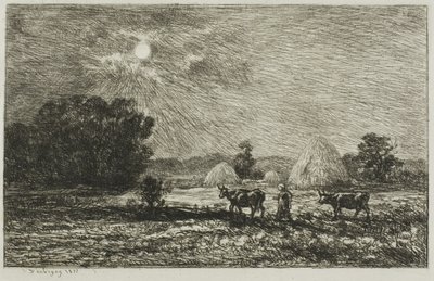 Clair de lune à Valmondois - Charles Francois Daubigny