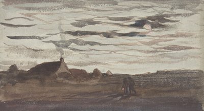 Clair de lune, vers 1860 - Charles Francois Daubigny