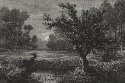 Lever de lune dans la vallée d