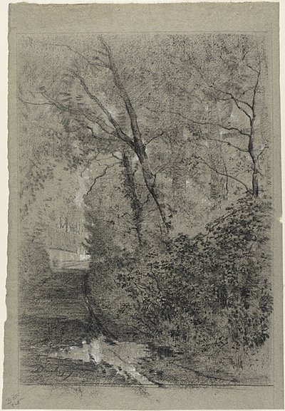 Chemin dans les bois - Charles Francois Daubigny