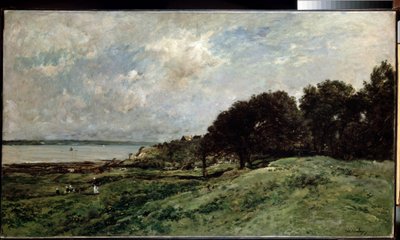 Paysage marin près de Villerville dans le Calvados - Charles Francois Daubigny