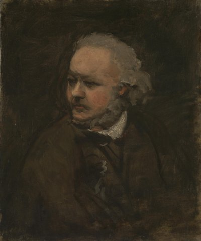 Portrait du peintre Honoré Daumier 1808-1879, c. 1876 - Charles Francois Daubigny