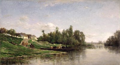 Scène de rivière - Charles Francois Daubigny