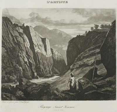 Saint Jérôme - Charles Francois Daubigny