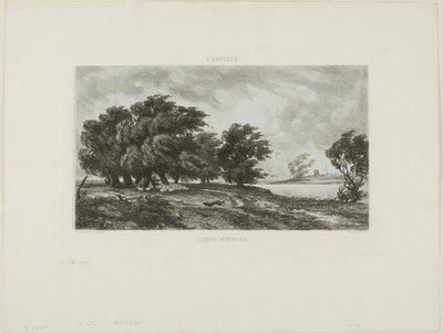Temps orageux - Charles Francois Daubigny